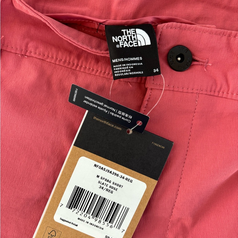 Men’s The Northface shorts size 34 NEW